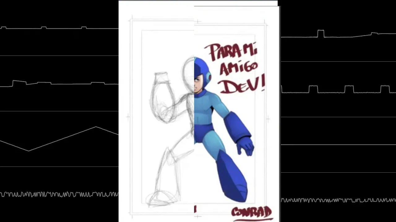 Fanart de #MegaMan by @Conrad_B_Hart #MegaManAniversario