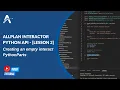 ALLPLAN interactor Python API LESSON 2 - Creating Empty Interactive PythonParts