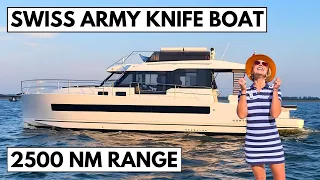 $640,000+ POCKET TRAWLER 🤩 Northman 1300 Motor Yacht Tour for the Great Loop