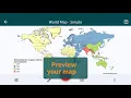 MapChart mobile app Create your own custom map