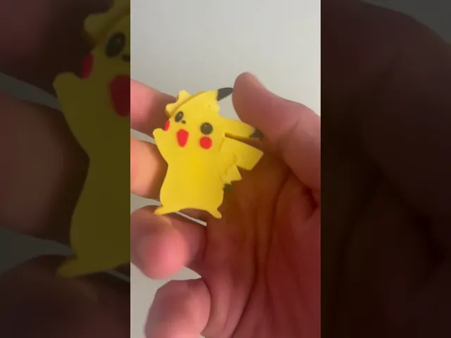 Fidget toy Pikachu articulated flexy video thumbnail