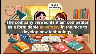 IELTS 8 0 Vocabulary Lesson Adversary - Meaning Common errors Synonyms and Antonyms