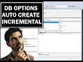 DB Options Auto Create Incremental Statistics ON