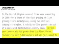 Ocado Versus Tesco Com Case Study Help - Caseism com