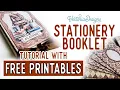 Stationery Booklet Tutorial All the Printables for Free College Life
