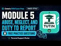 Module 5 Abuse Neglect Duty to Report Ontario PSW Prep Free PSW NACC-Style Practice Questions