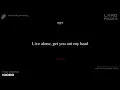 Scarlxrd - SIP GIN PASS XUT. Lyric Video {LXRD RADIX}