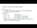 Chapter09 Topic6 Steps for Hypothesis Testing for One Sample Mean