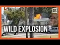 Camera Captures Jewelry Store Explosion Allegedly Due to Gas Leak