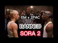 Lagu BANNED SORA 2 AI videos - Eminem v Tupac RAP BATTLE!
