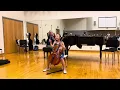 Masterclass with Yumi Kendall Monn Cello Concerto in G minor Emma