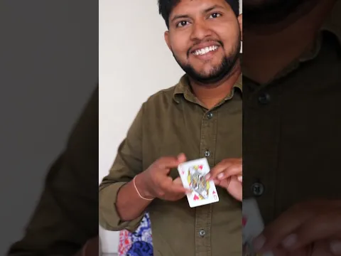 Card vanish magic tutorial तास गायब करने का जादू सीखें #magic #shorts