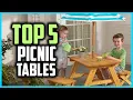 Top 5 Best Folding Picnic Tables for Kid in 2025 Review