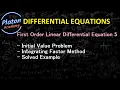 02 05 First Order Linear Differential Equation - Problem Solution