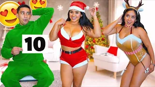 MI NOVIA ME ENSENO SU DISFRACES MAS EXOTICOS DE NAVIDAD!😍
