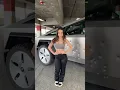 Hot Girl Destroys Tesla Cybertruck Jelly Bean Brains