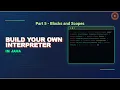 Build Your Own Interpreter in Java Interpreting Statements Blocks Scopes