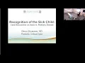 Nursing Grand Rounds 2019 Recognition of the Sick Child