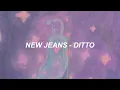 Download Lagu NewJeans (뉴진스) 'Ditto' Easy Lyrics