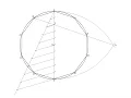 General method to draw regular polygons inscribed in a circle