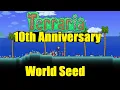 Terraria Exploring 10th Anniversary World Seed terraria 1 4 Journeys End
