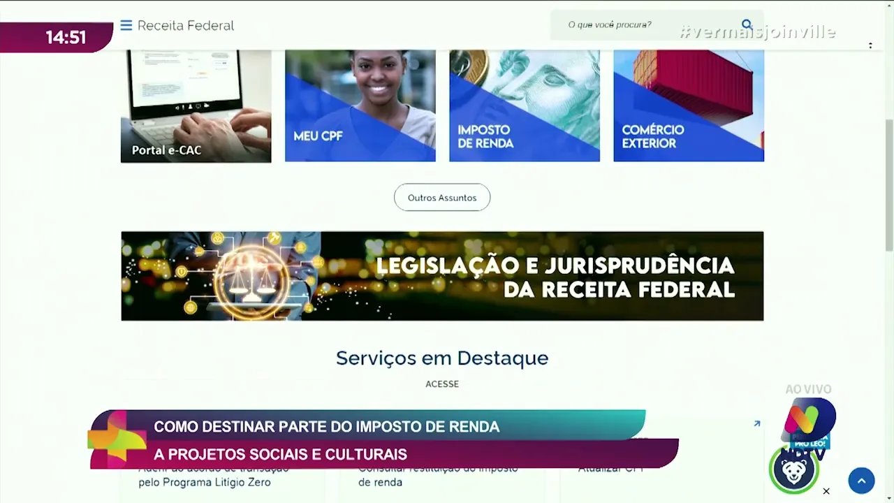 Como destinar parte do imposto de renda a projetos sociais e culturais