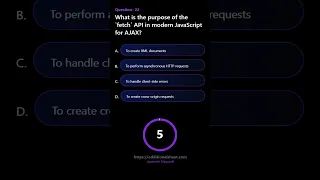 What is the purpose of the fetch API in modern JavaScript for AJAX