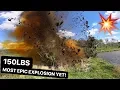 150 LBS Of Tannerite VS BEAVER DAM