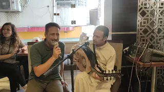 عبدالرحمن العمري غنى على نايف البواسق مع الفنان حسن الزغبي 