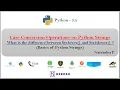 Case Conversion Operations or method of Python Strings -24