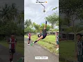 monster jump 🤯 Video Courtesy: Muhammad Ridwan #sepaktakraw #sepakbola #rollspike #spike #takraw