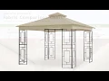 Replacement Canopy for Garden Treasures 10 x 10 Geo Gazebo - LCM1157