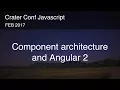 Component architecture and Angular 2