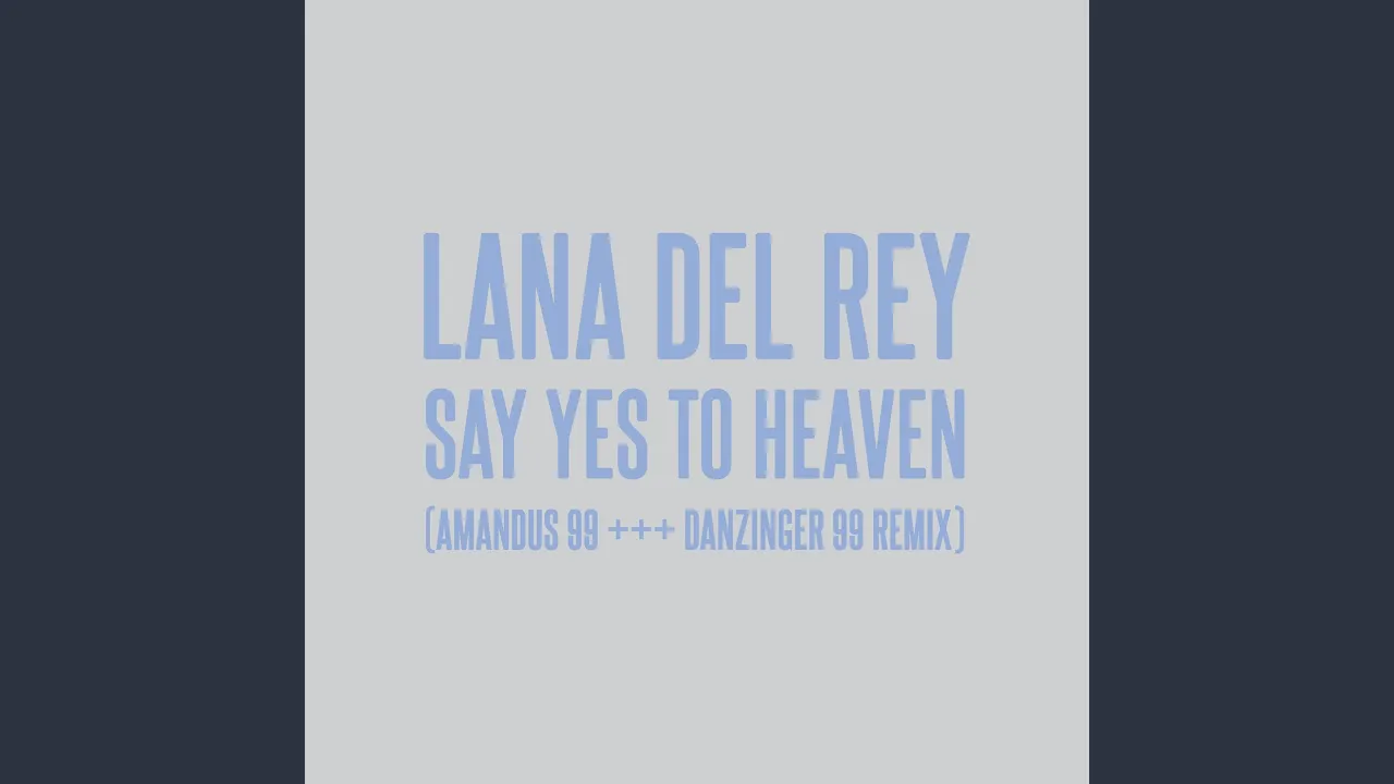 Say Yes To Heaven (AMANDUS 99 +++ DANZINGER 99 Remix)