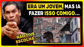 "QUANDO ELE CAIU, EU VI QUE ERA UM..."