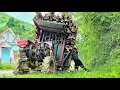 Download Lagu Agricultural vehicle and girl driving almost flipped over#agricultural#woodtruck#truck#farming