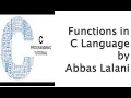 Function in C Programming User defined function in C Language Types of function in C English