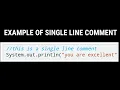 Comments comments in java Use of comments Single line and multi line comments
