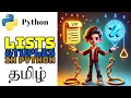 Python Lists Tuples Explained in Tamil Lesson 9