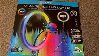 Bower 12 RGB Ring Light Kit Unboxing Review Is It Worth It