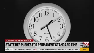 Lawmaker pushes for permanent standard time in Pennsylvania
