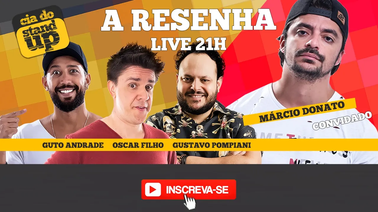 A Resenha com: MÁRCIO DONATO!!! | Live #42
