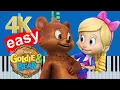 Download Lagu Goldie \u0026 Bear Theme Song (Slow Easy) Piano Tutorial 4K