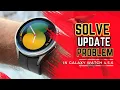 Galaxy watch 4 5 6 7 also pro Software update problem 2026 Couldn t copy to watch