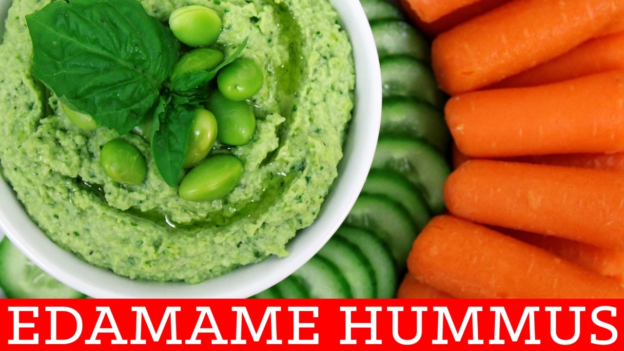 Edamame Hummus! Healthy Recipe - Thirty Second Thursdays by Mind Over Munch