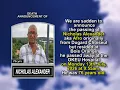 Nicholas Alexander Short Obituary