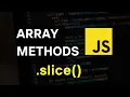 Learn JavaScript Array slice Method in 6 Minutes - Examples Included