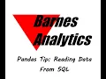 Pandas Tip Reading Data From SQL
