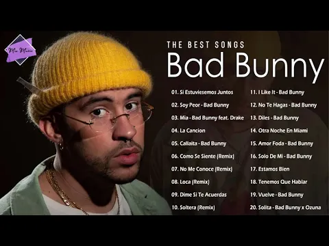 Download MP3 Bad Bunny Top Playlist 2022  Best Songs of Bad Bunny   Bad Bunny Mix 2022