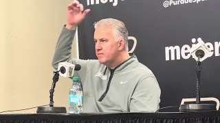 Purdue 93 Indiana 64 Matt Painter post game presser